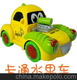 童谣玩具 厂家直销 儿童 电动玩具 Q12欢乐水果车 其他益智玩具